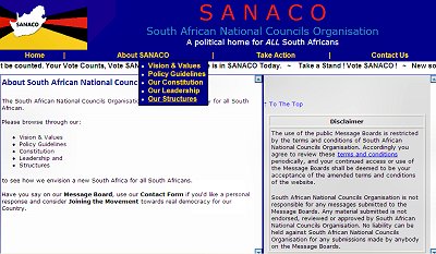 The South Africa National Councils Organisation